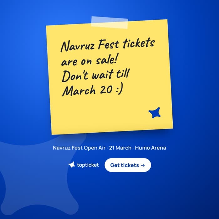 Ad: Navruz Fest tickets are on sale